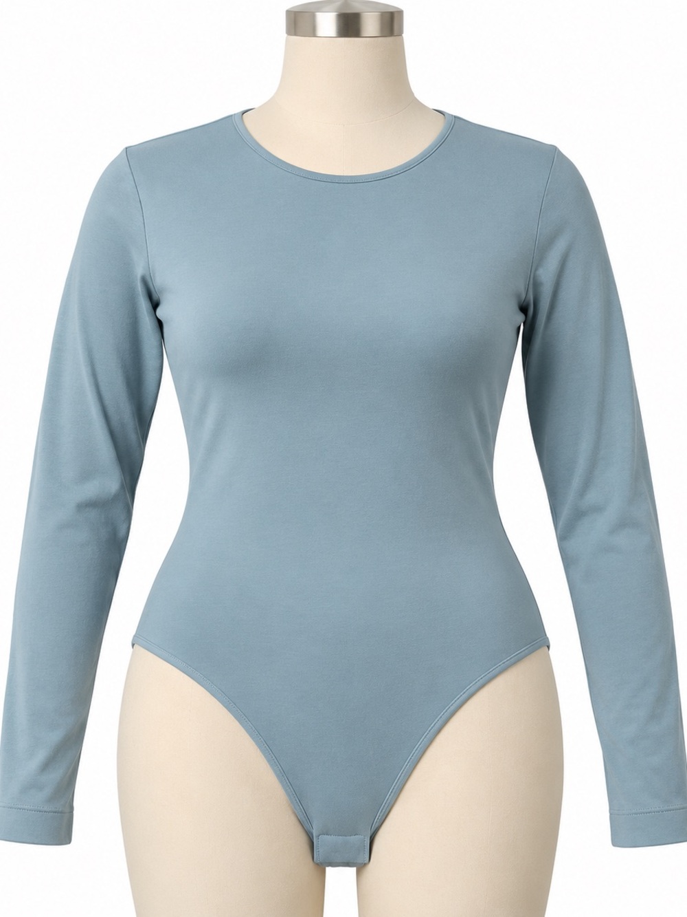 NWOT a new day Long-Sleeve Scoop Neck Bodysuit in Dusty Blue XxL